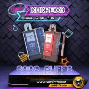 XHOPE X3 6000 PUFFS