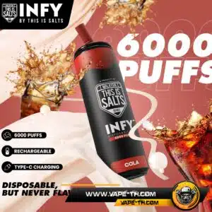 Infy DISPOSABLE 6000 Puffs Cola