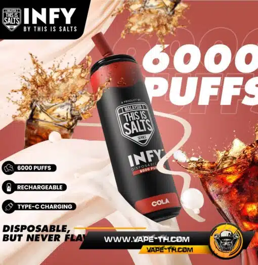 Infy DISPOSABLE 6000 Puffs Cola