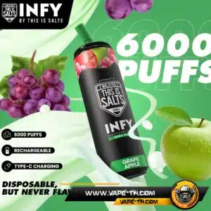 Pod Infy 6000 Puffs Grape Apple