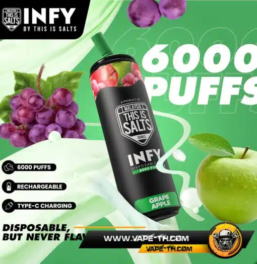 Pod Infy 6000 Puffs Grape Apple