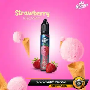 Scoop Strawberry Ice Cream ยาว