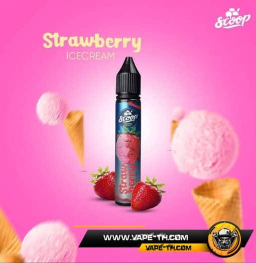 Scoop Strawberry Ice Cream ยาว